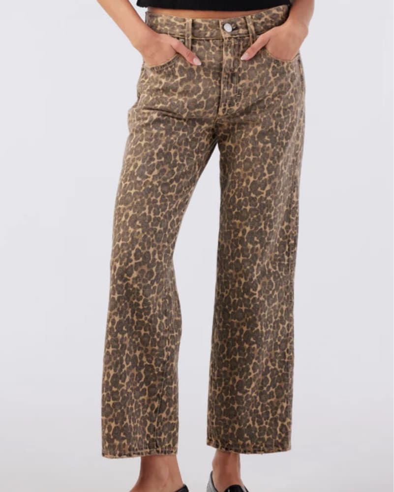AMO Cheetah Print Jeans billie - Image 1