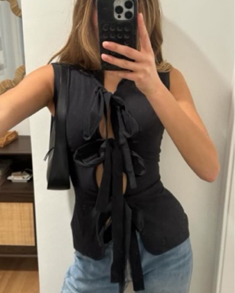Atelier Tulpe Bow Tie Vest  - Image 1