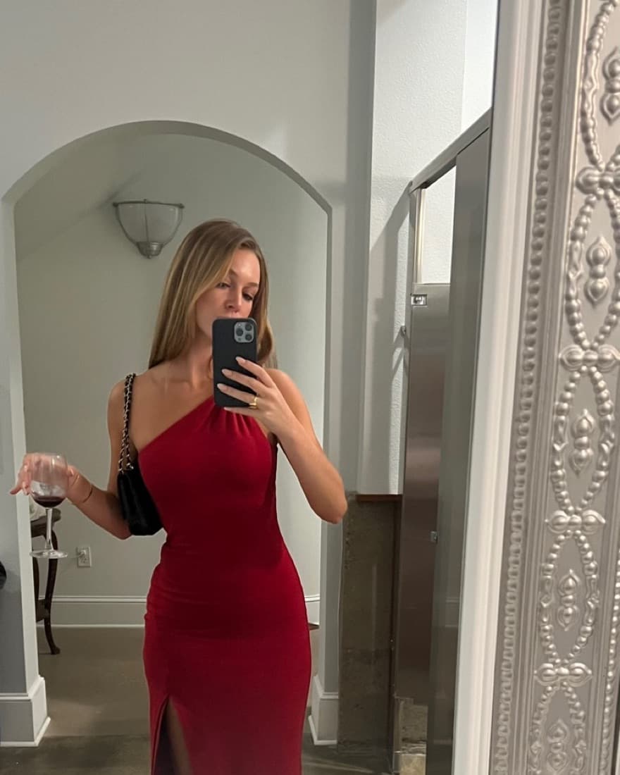 Red Revolve Formal Dress - Image 3