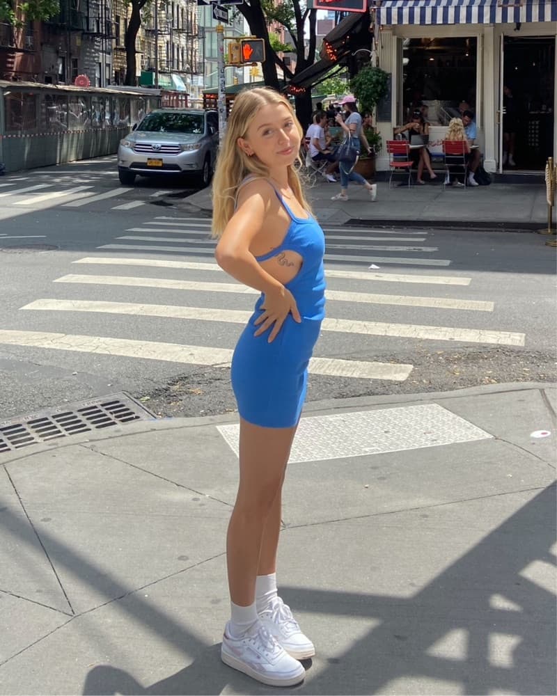 Blue Summer Mini Dress - Image 2