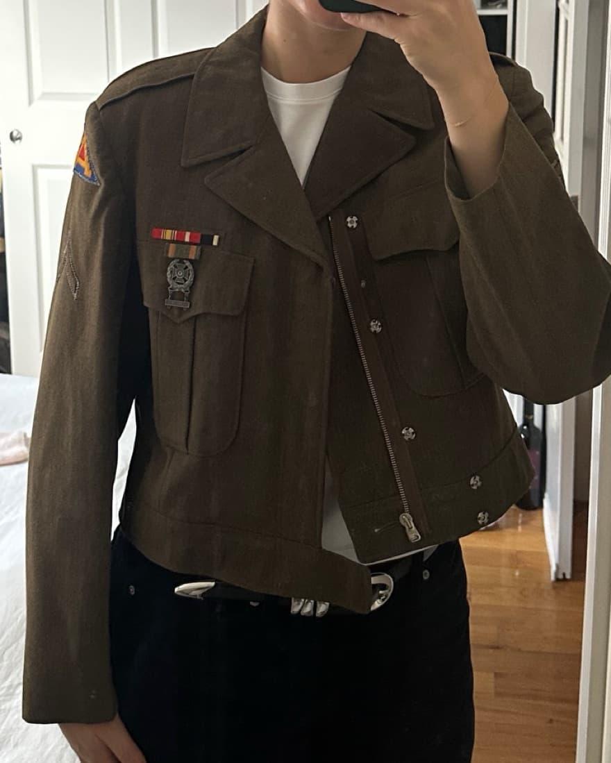 Vintage Military Bomber - Image 1