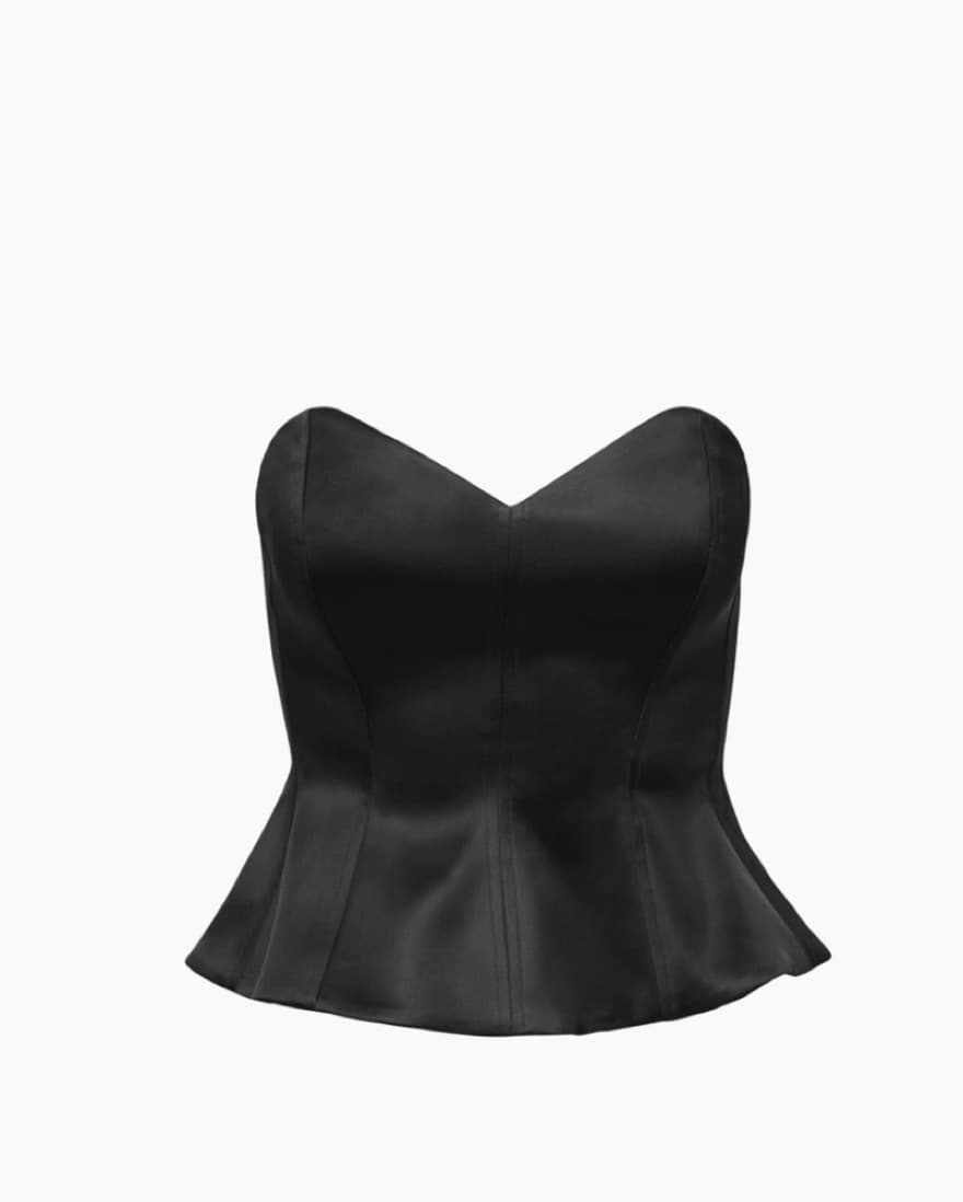 Aritzia Sweetwater Satin Bustier - Image 1