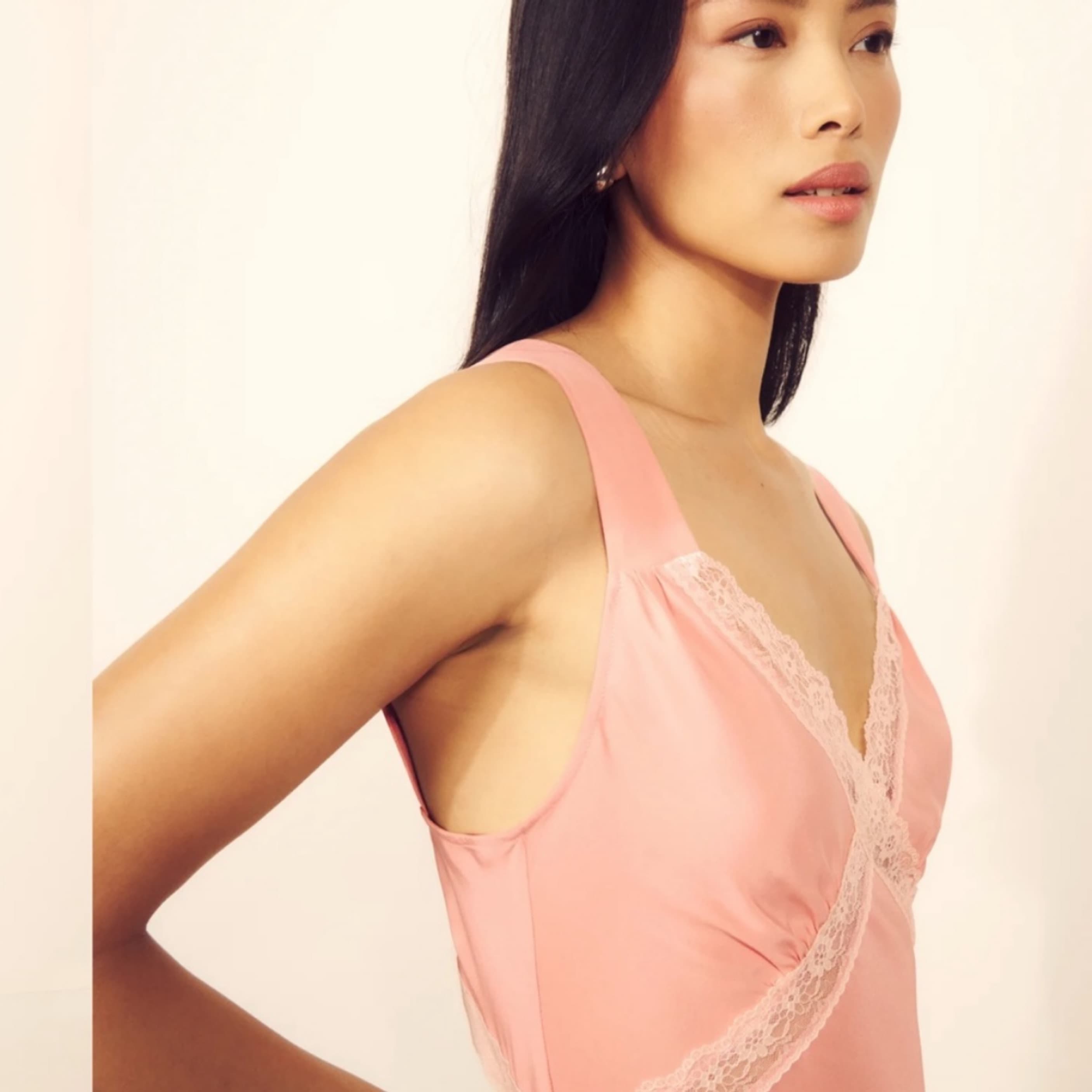 Reformation Provence Dress Pink - Image 2