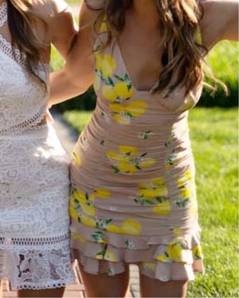 Majorelle Lemon Dress - Image 2