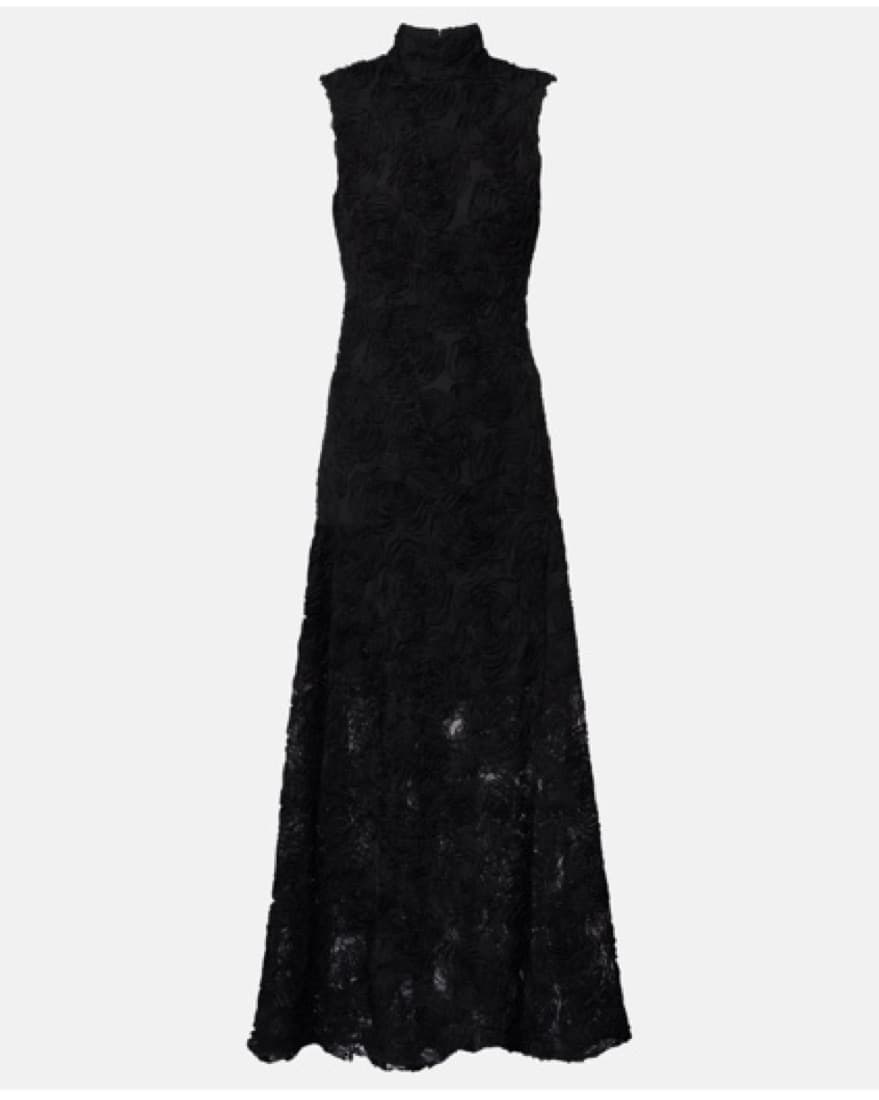 Roate Floral Mesh Dress - Image 3