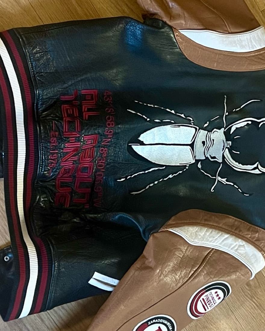 Faux Leather Jacket - Image 2