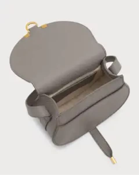 Chloé Marcie Small Gray Crossbody - Image 4