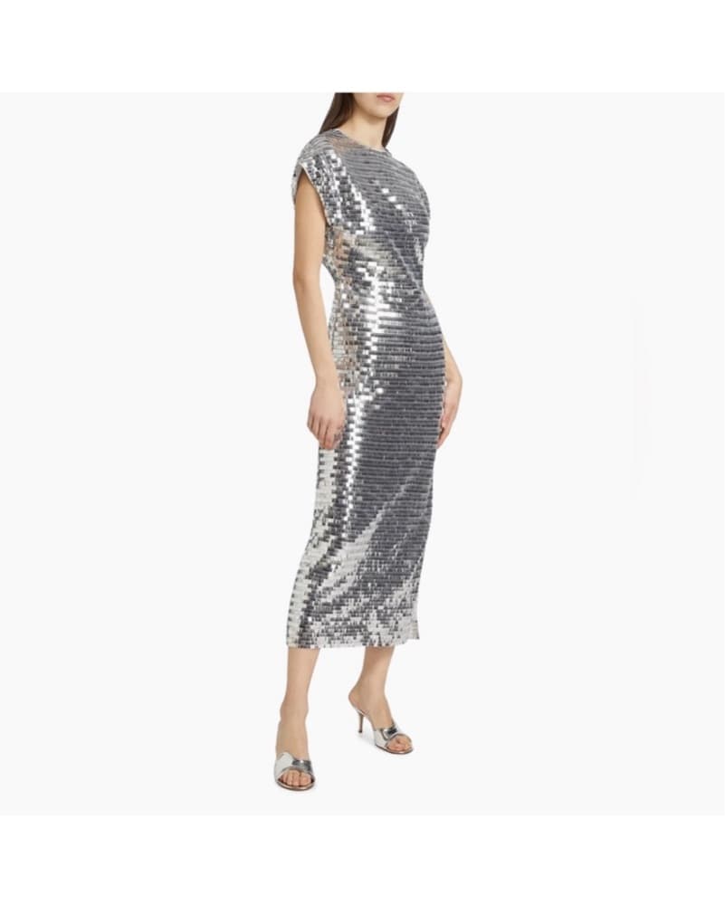 Simon Miller Argan Sequin Midi Dress - Image 1