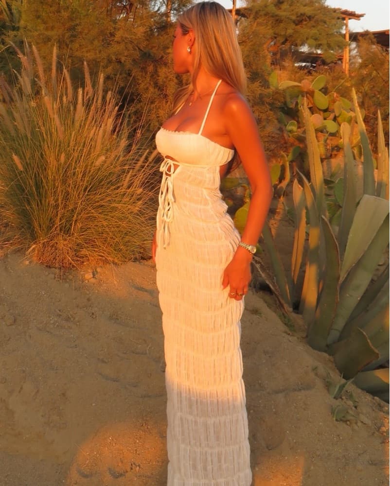 Outcast White Maxi Dress - Image 1