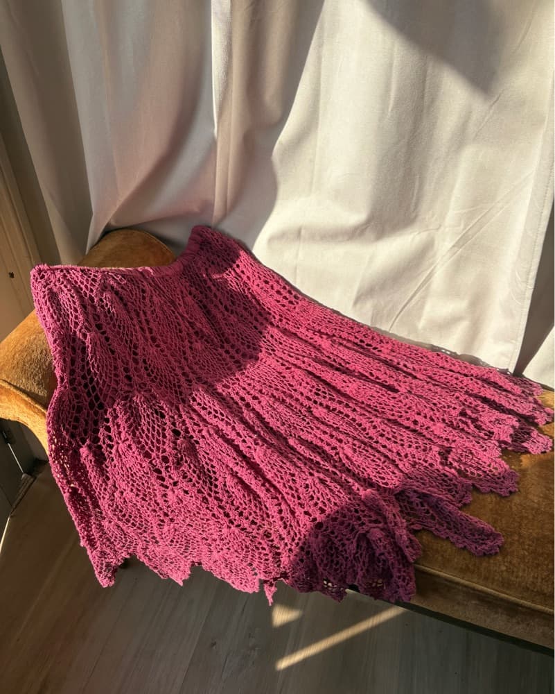 Stunning Crochet Skirt - Image 3