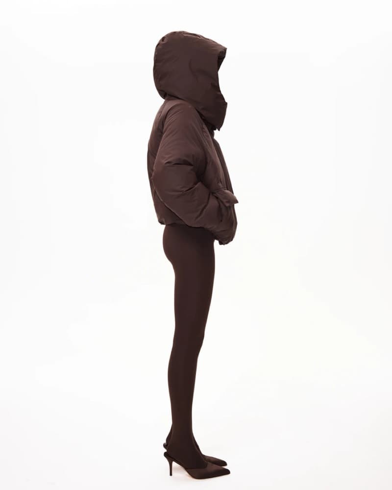Khy Chocolate Brown Puffer Jacket  - Image 3