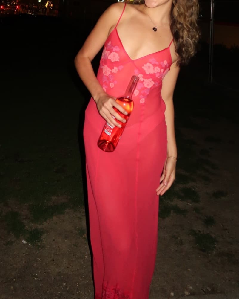 Y2K Victoria Secret Silk Gown - Image 4