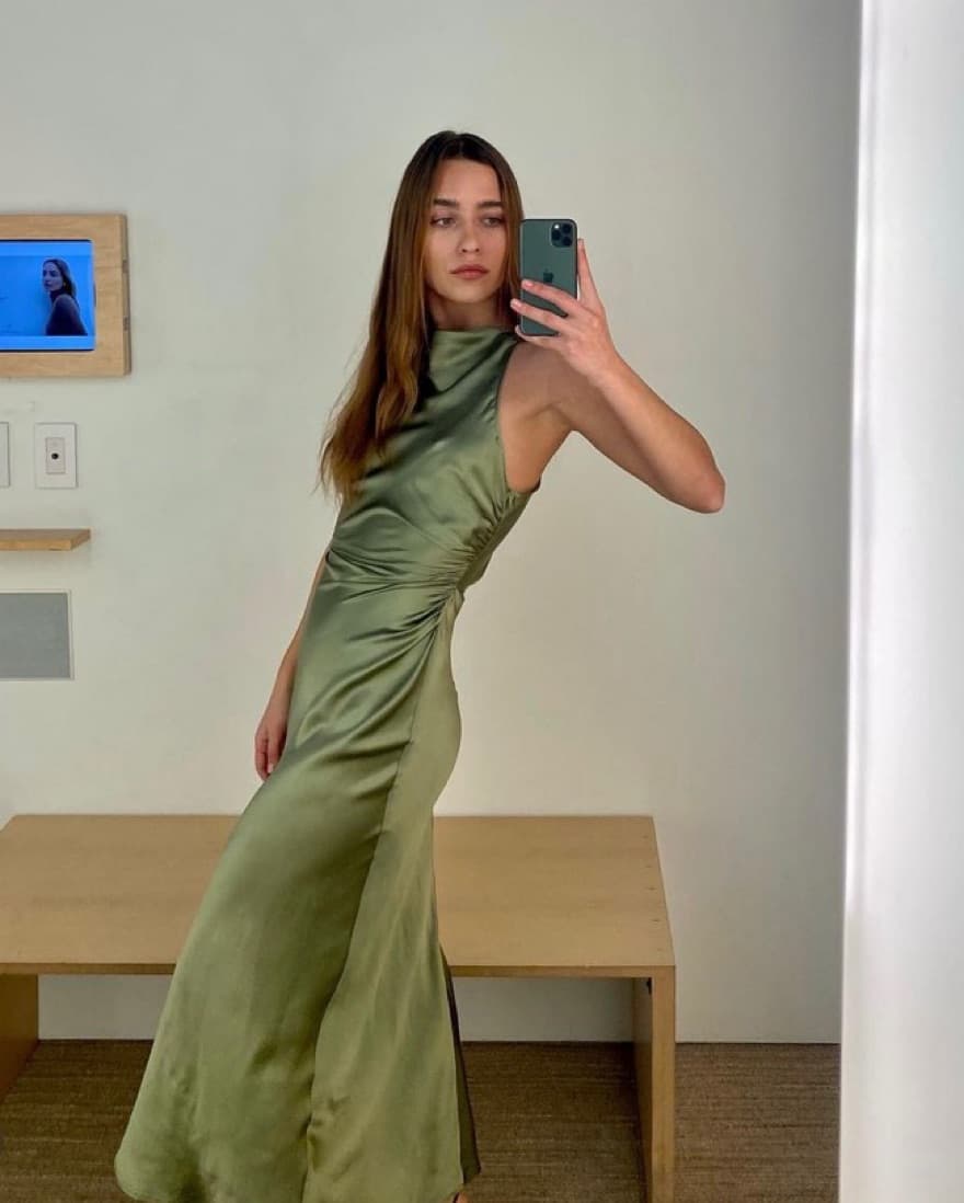 Reformation Casette Silk Dress  - Image 1
