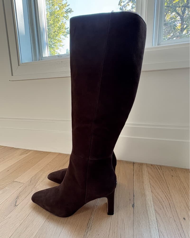 Sam Edelman Sylvia Wide Calf Brown Boots - Image 5