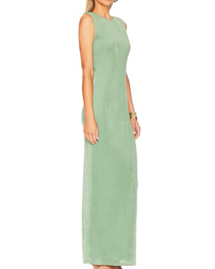 Not Yours To Keep Carol Maxi Dress Sage  - Image 2