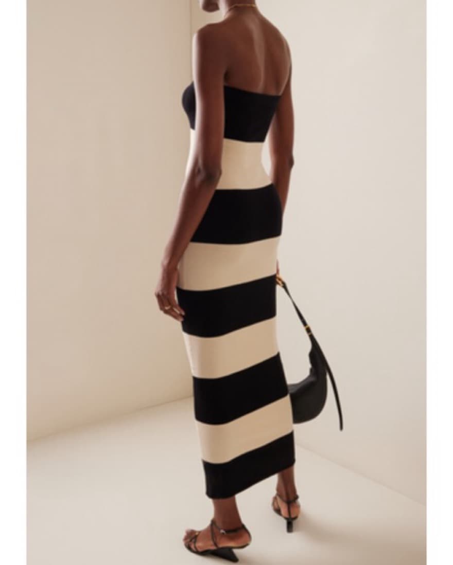 Posse Strapless Stripe Dress - Image 3