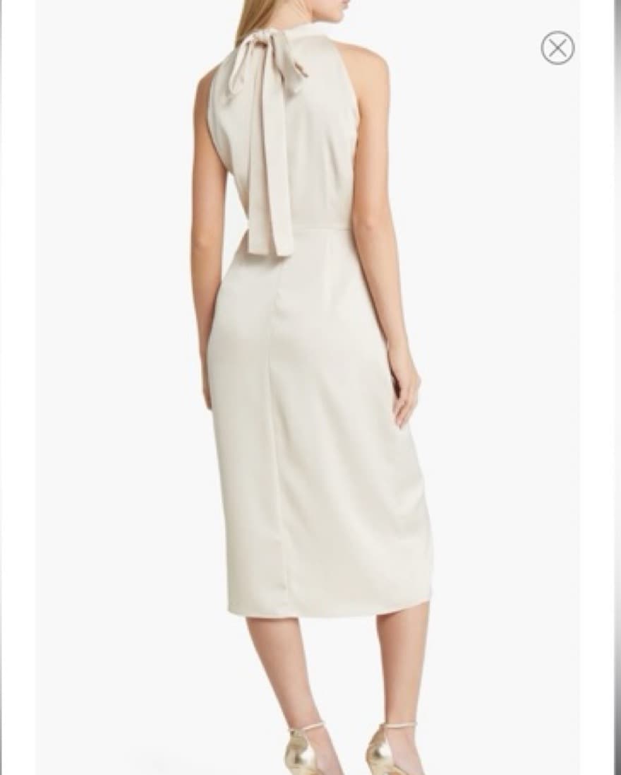 Teal Sleeveless Midi Dress - Image 3