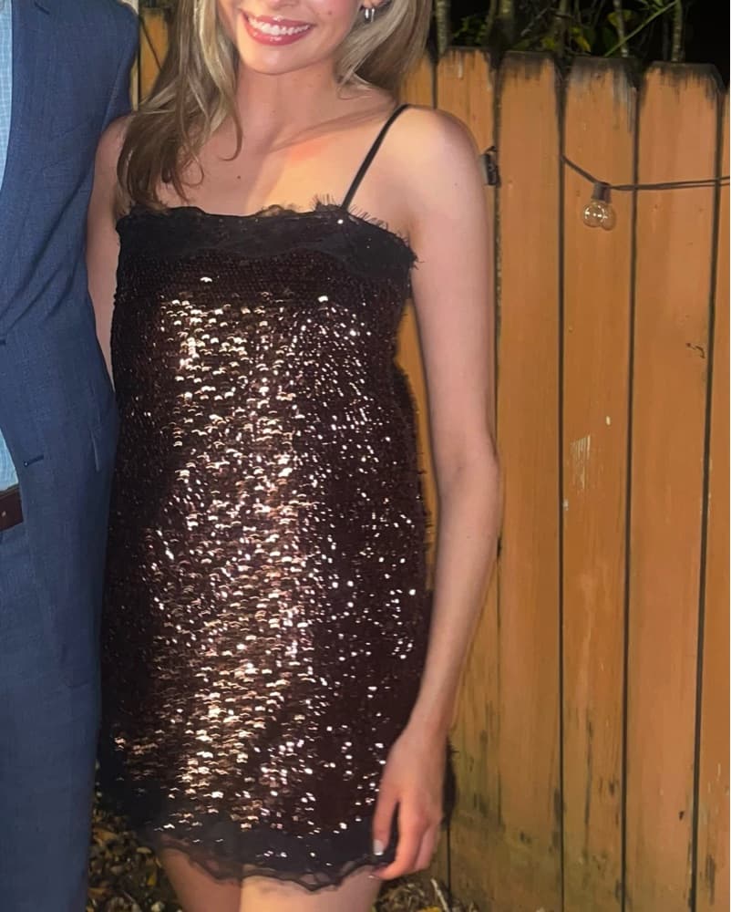 Gianni Bini x Lilly Sisto brown Dress - Image 3