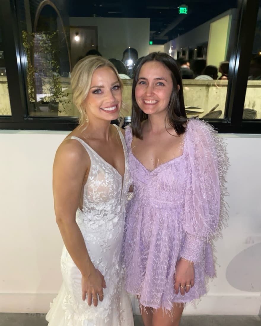 purple frilly mini dress  - Image 4