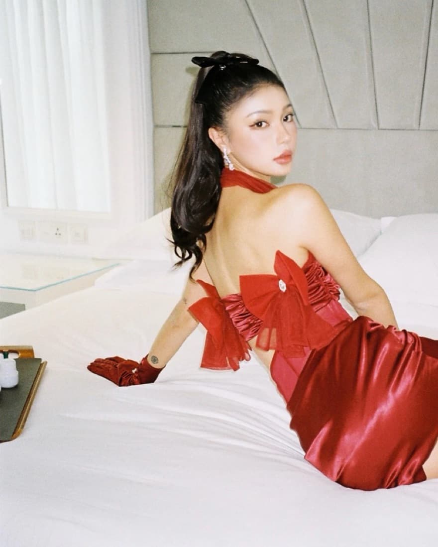Red Nana Jacquline Top - Image 6