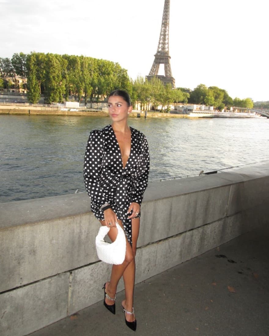 Ronny Kobo Polka Dot Mini Dress - Image 2
