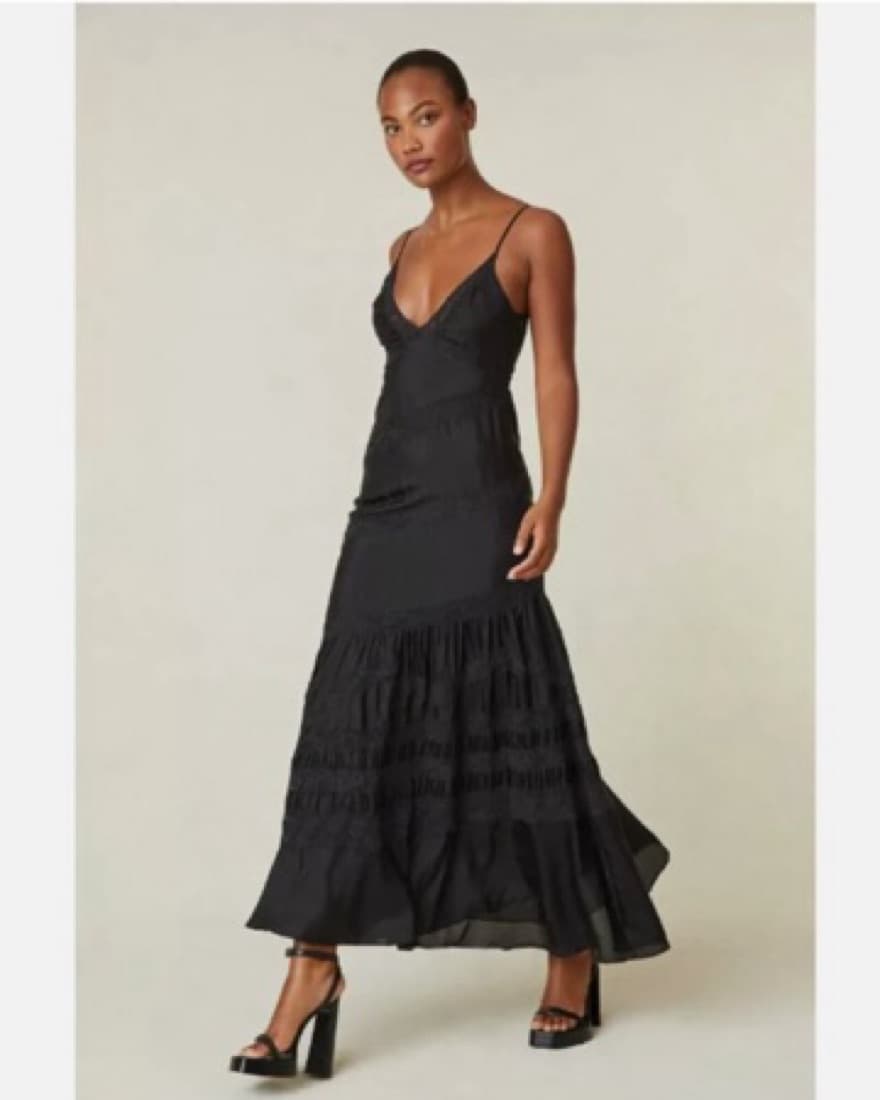 LoveShackFancy Idalia Habotai Silk Dress - Image 2