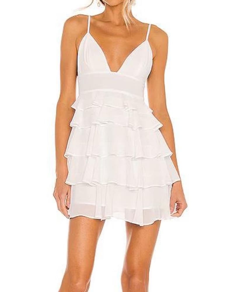 NBD Revolve White Mini Dress - Image 1