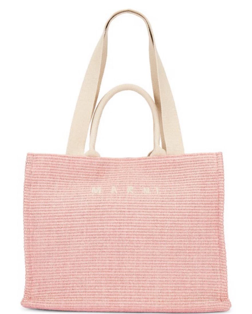 Marni - Pink Basket Tote  - Image 3