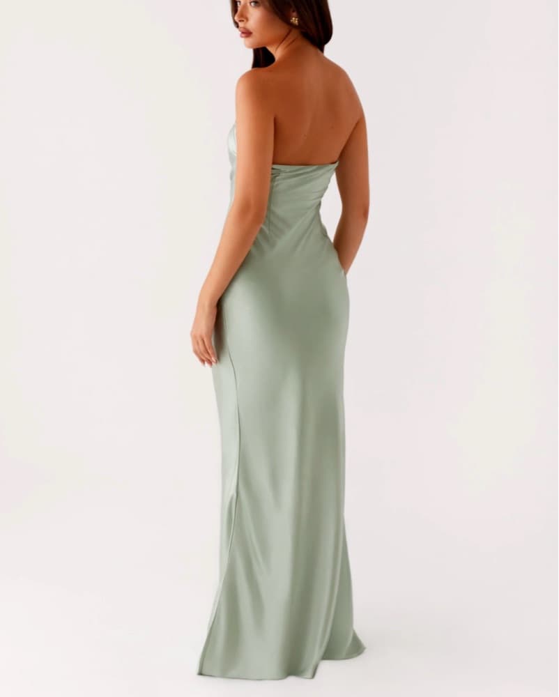 Sage Green Formal Maxi Dress  - Image 3