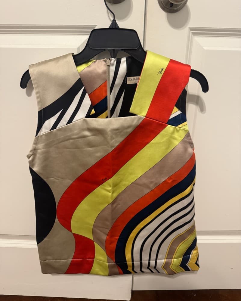 Pucci Cowl Neck Top - Image 3