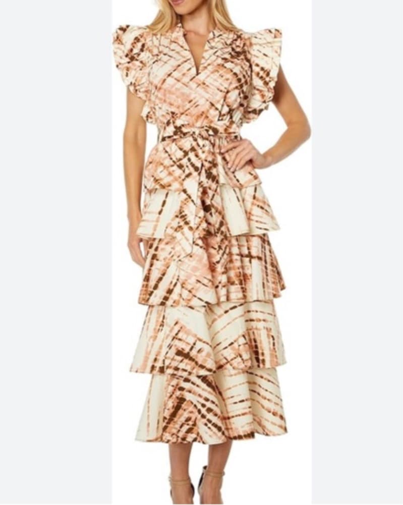 Marie Oliver Emery Crosshatch Tie-Dye Ru - Image 1