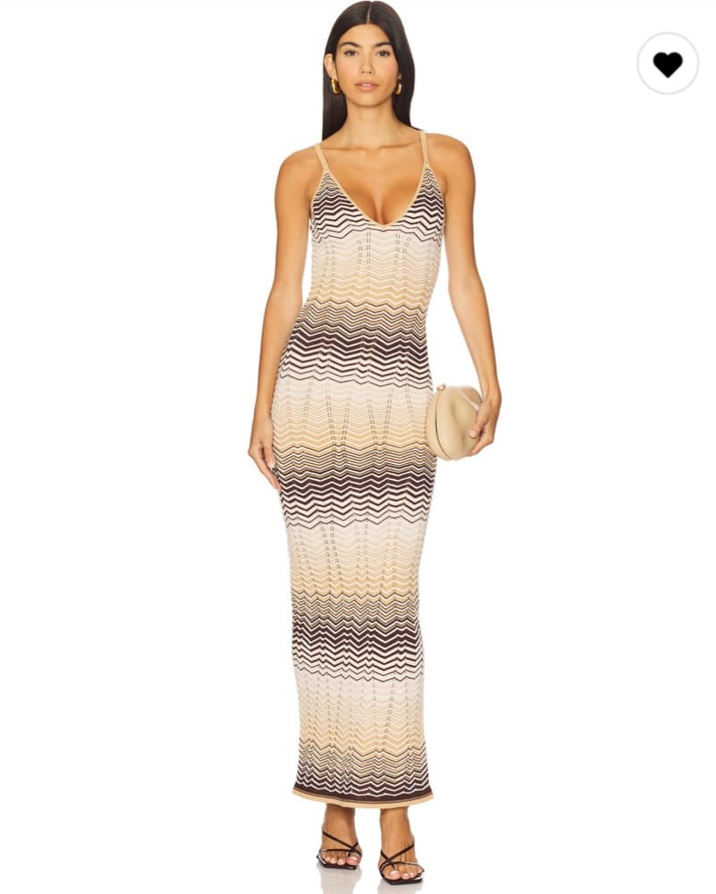 $488 Ronny Kobo Knit Maxi Dress - Image 1