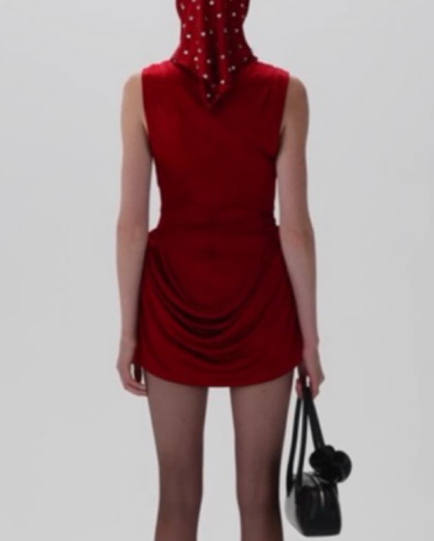 Magda Burtrym Padded Hip Dress - Image 3