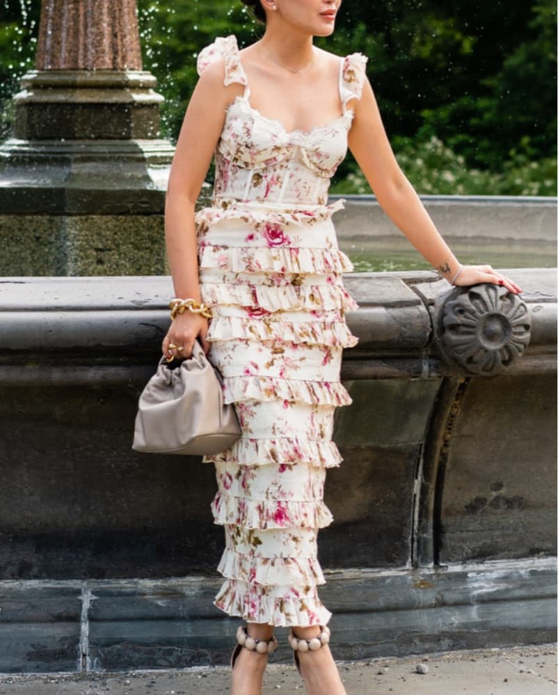 V.Chapman Fiorenza Midi Dress - Image 1