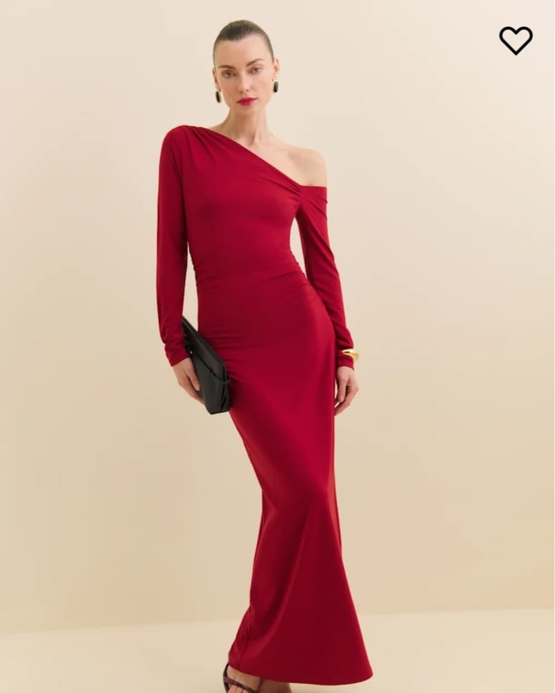 Reformation Knit Red Dress - Image 1
