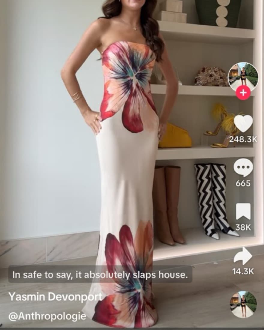 The Fleur Strapless Satin Maxi Slip Dres - Image 3
