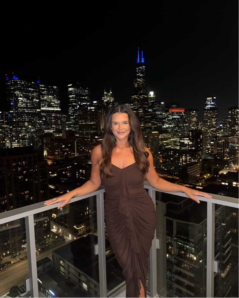Bodycon Ruched Brown Dress - Image 1