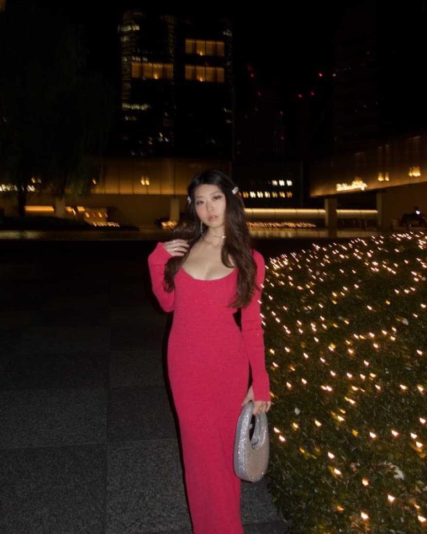 GANNI Ribbed Knit Midi Dress   - Image 5