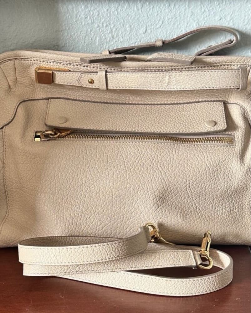 Chloé Claire Leather Shoulder Bag - Image 4