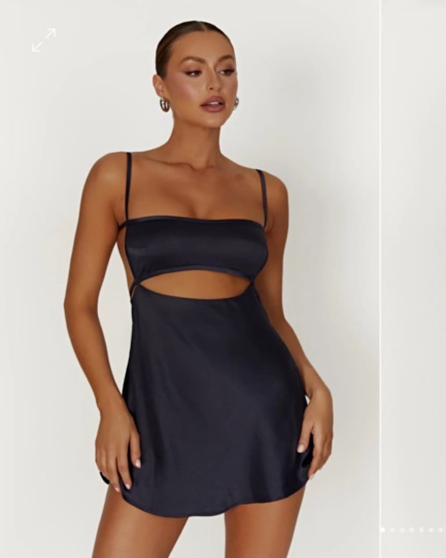 Meshki Midnight Blue Mini Dress - Image 1