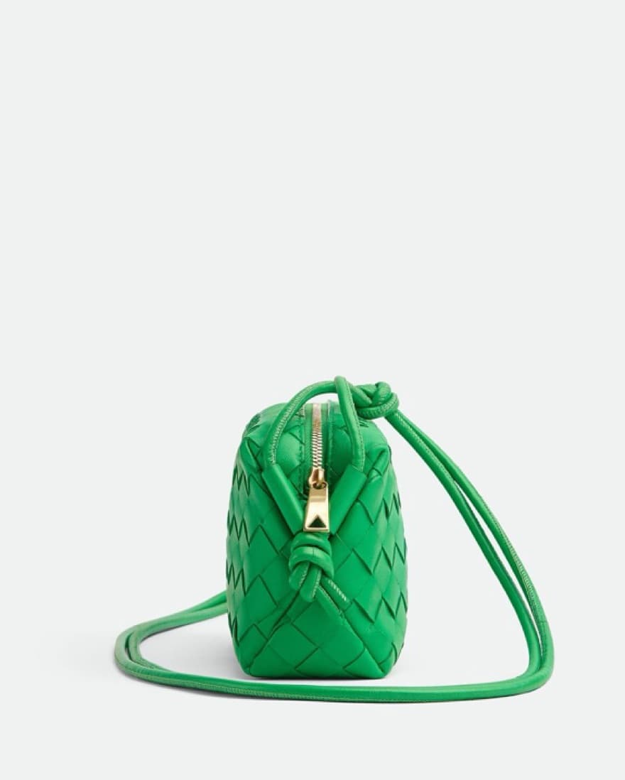 Bottega Veneta Green Mini Loop Bag - Image 3