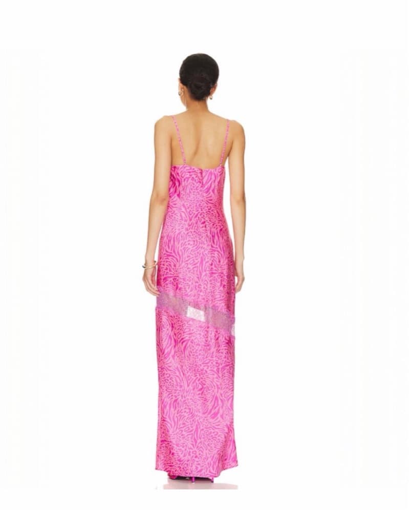 Lovers + Friends Pink Animal Print Gown - Image 4
