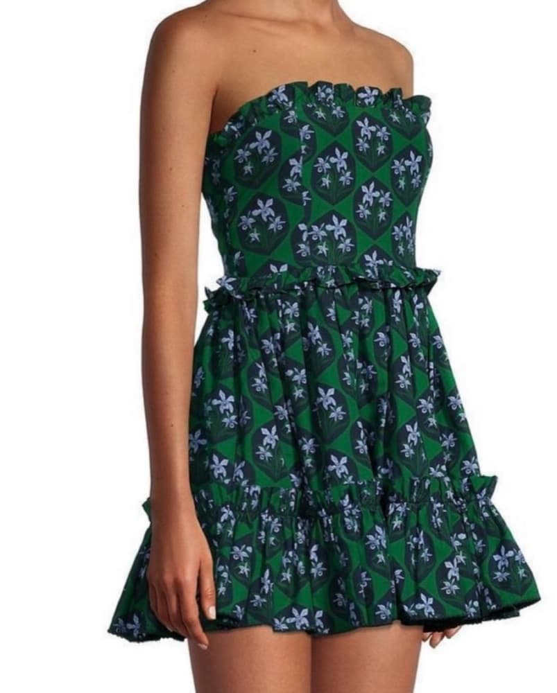 Agua Bendita Rosa Strapless Mini Dress - Image 2