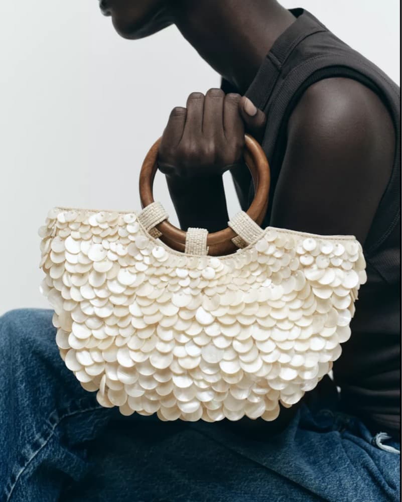 Mother Of Pearl Zara Bag  - Image 1