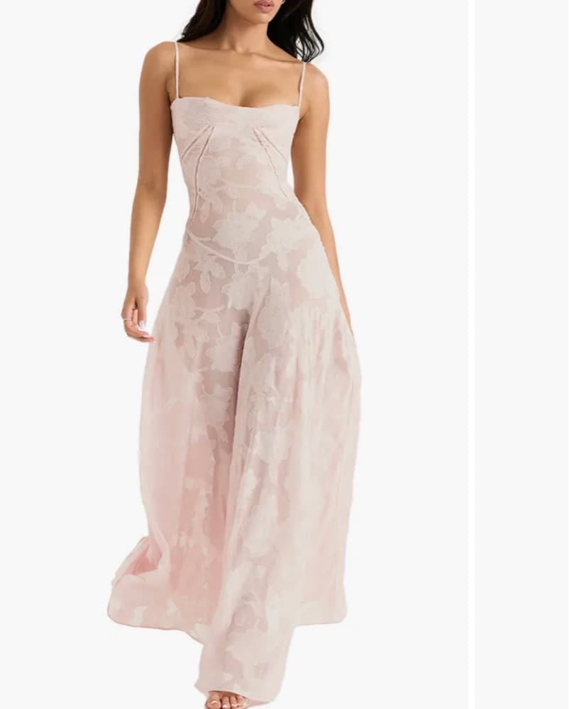 House of CB Stunning Pink Seren Dress - Image 3