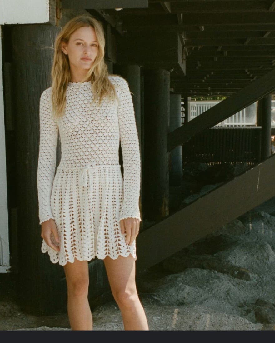 Doen Beatriz Dress in Pearl - Image 2