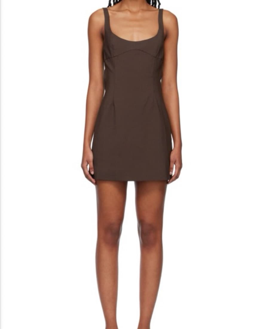 Brown Sandy Liang Mini Dress - Image 1