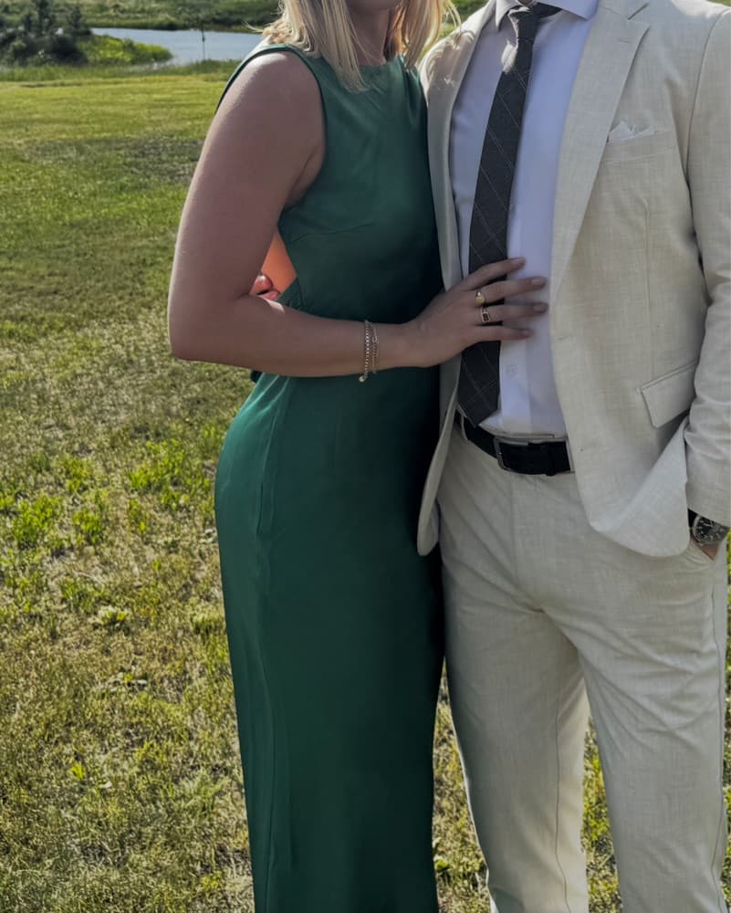 Samsara Maxi Dress In Emerald - Image 3