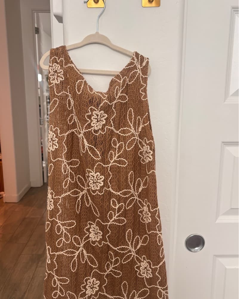 Tan Boat Dress  - Image 2