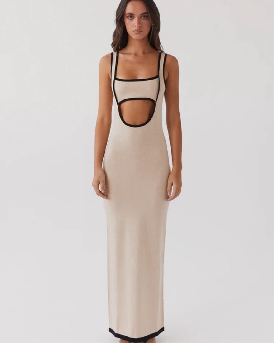 peppermayo ‘lost in paris’ knit maxi - Image 3